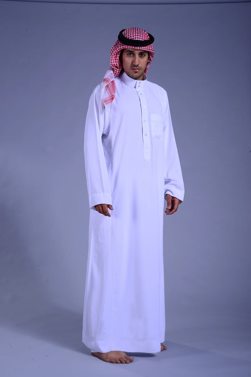 Traditional Qatar Style Thobe For Men Musulman - Buy Kandura,Muslim ...