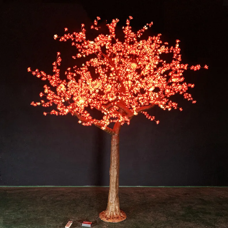 Rgb Tree 350cm Lighted Artificial Light Up Cherry Blossom Trees For
