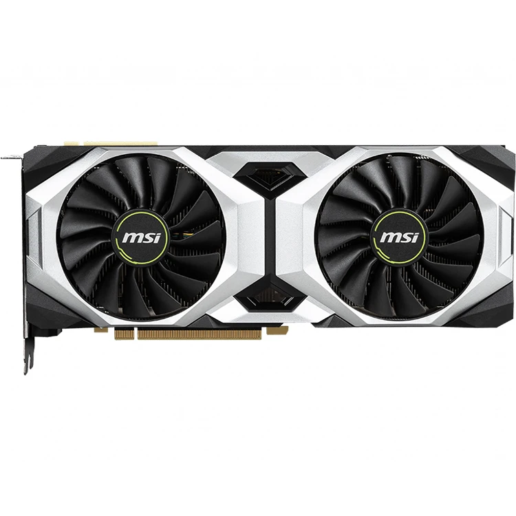 MSI NVIDIA GeForce RTX 2080 Ti GP 11G Used Gaming Graphics Card with GDRR6  352-bit Ray Tracing Turing Architecture