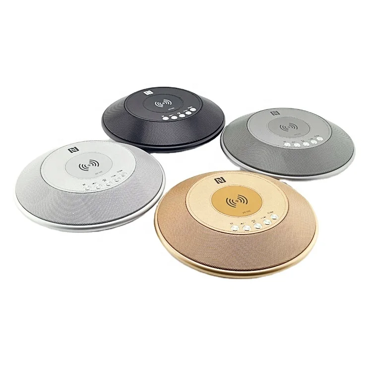 JY32C Alarm Clock Wireless Speaker Wireless Charging Alarm Clock Radio With Blue Tooh Speaker With Wireless Charger With Clock