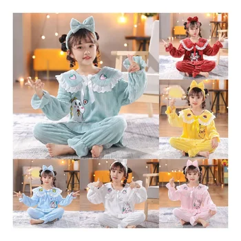 winter children's clothing girls boys suit autumn home wear cartoon christmas kids pajamas baby sleepwear toddler pajama set