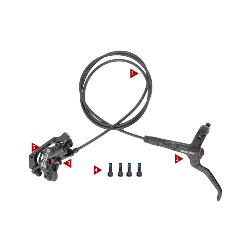 Kit De Frenos De Disco De Presión De Aceite Meroca M4 Mtb Mt | Meses sin interés Kit De Frenos De Disco De Presión De Aceite Meroca M4 Mtb Mt | Meses sin interés