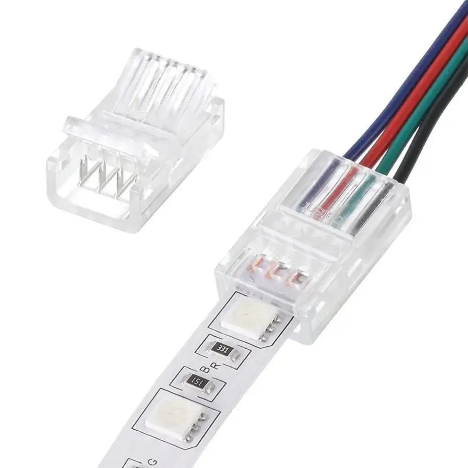 5050 12v 4pin Connector 60leds Per Meter 24v Ip65 Rgb Led Strip - Buy ...