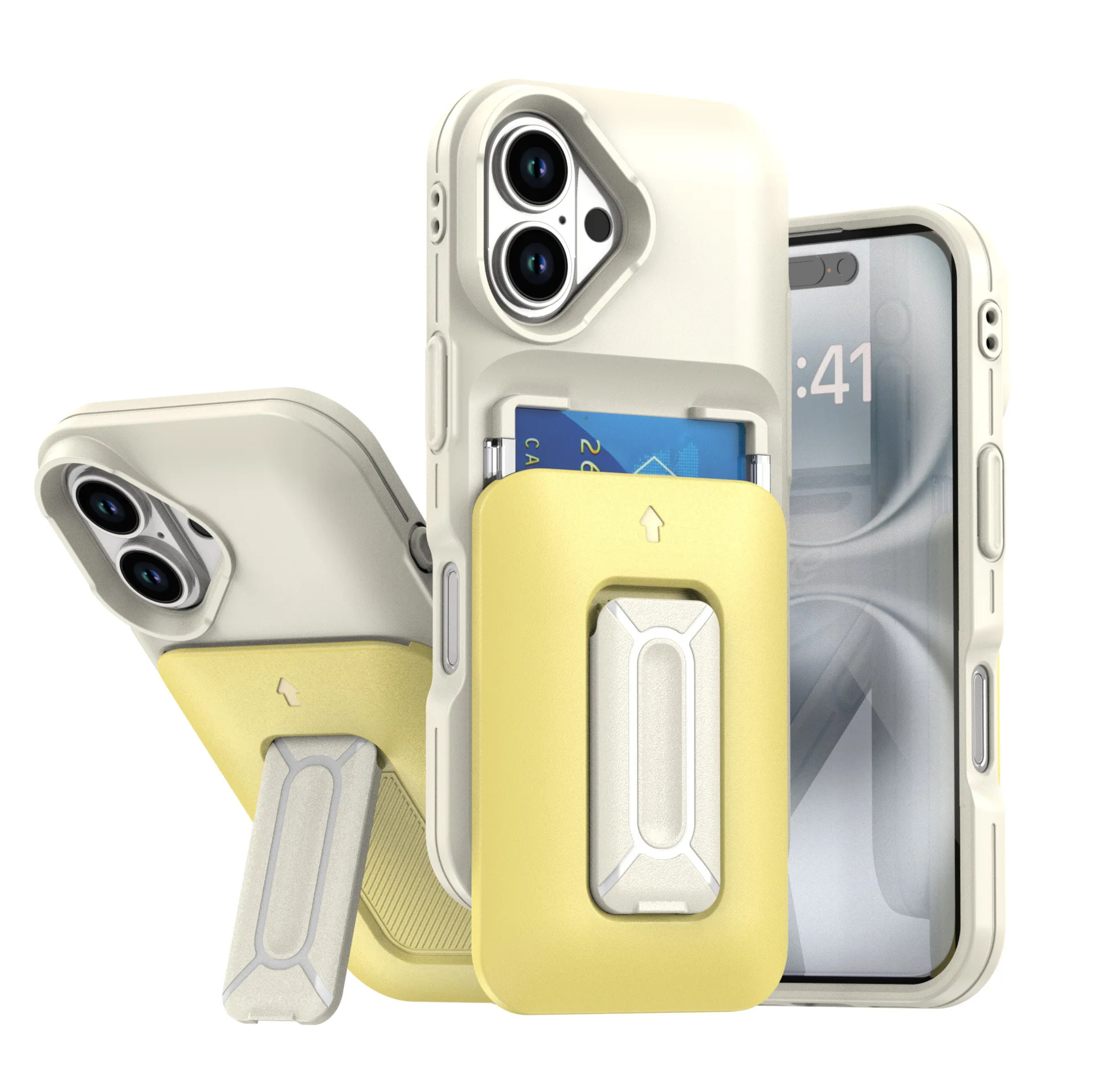 Suitable For Pro Max Lanyard Phone IPhone 16 17 AIR Stand Case With Card Slot_voghion.com