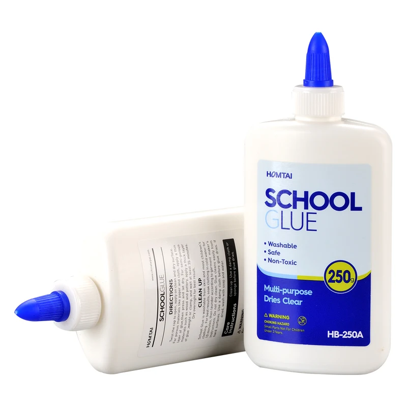 Multipurpose Non toxic washable Students Handcrafted school glue PVA White Latex Glue for DIY