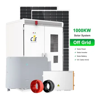 1MW Off Grid SUNGROW Solar Inverter With Solar Panel and Controller System