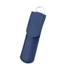 Blue leather case