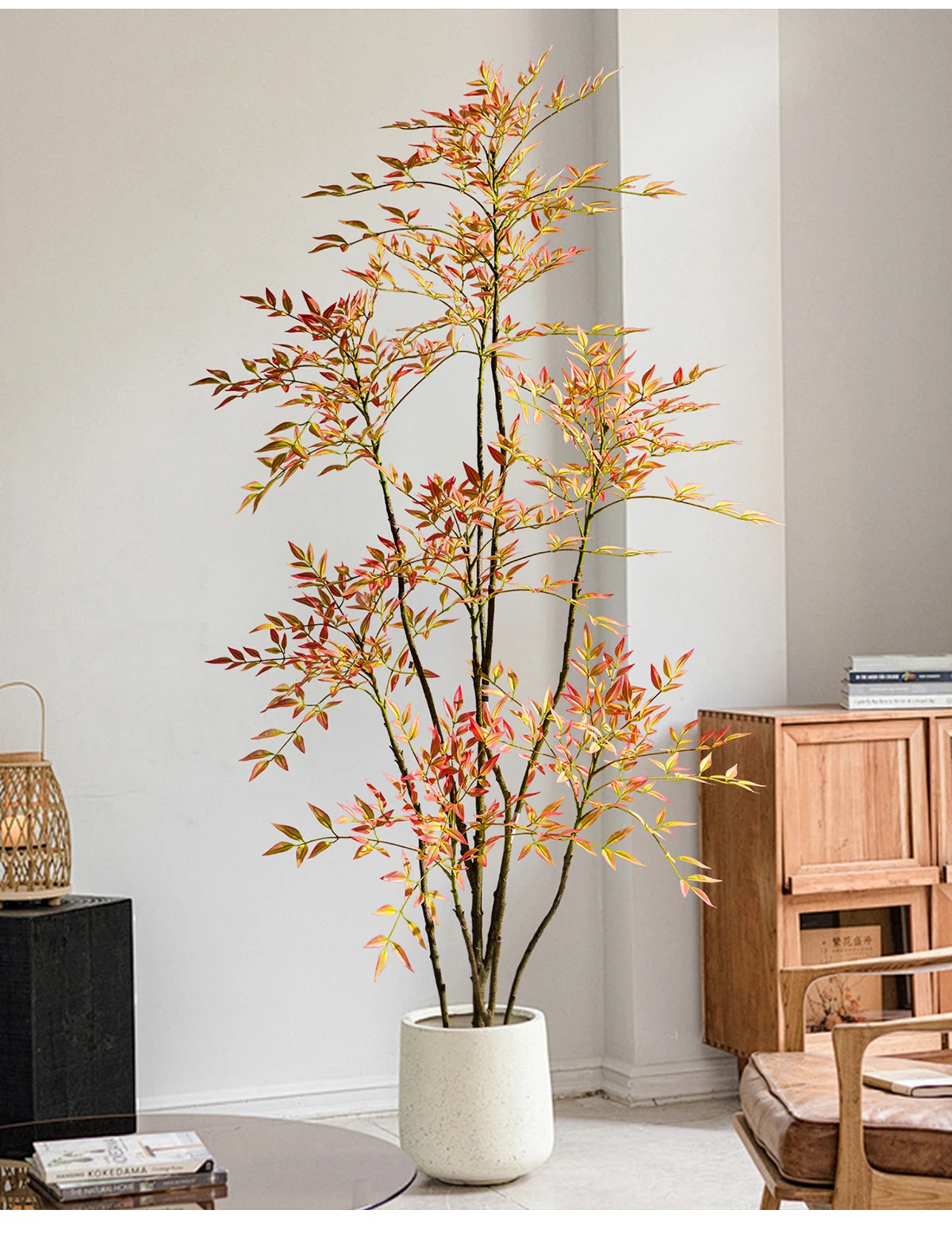 product nantian 6ft indoor large floor bamboo simulation potted faux tree plastic artificial plants for living room decoration birthday-14