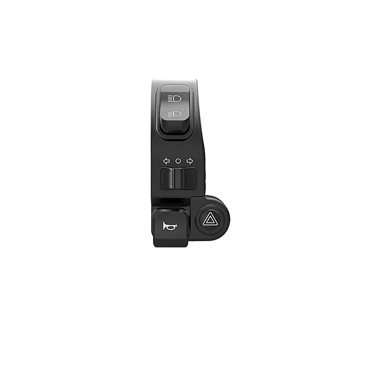 Wuxing Electric Motorcycle Handlebar Switches, IPX5 Waterproof High Low Bean Turning Left Right Horn Scooter Control Panel