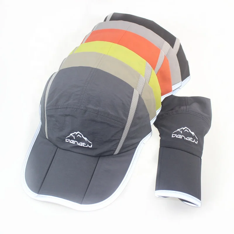 foldable running cap