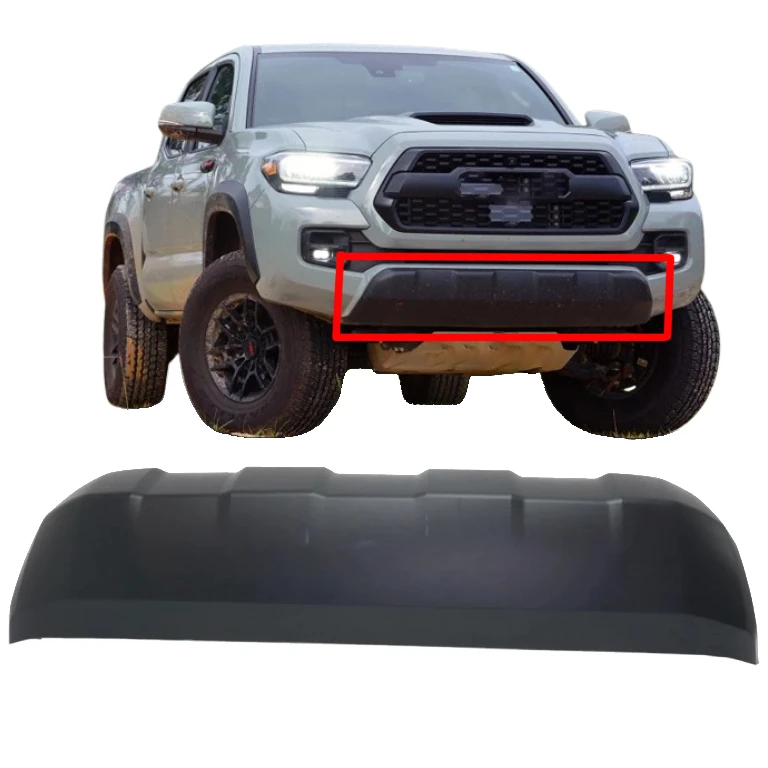 المصد الأمامي السفلي للسيارة لوحة الستارة الانزلاقية المصد الأمامي للأسفل لسيارة Toyota Tacoma 2020 2021 2022 2023 ملحقات