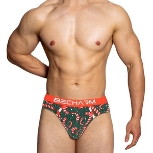 Mens Briefs Merry Christmas Cotton Spandex Elastane Wide Elastic Waistband Men Bamboo Fiber Underwear Manufacturer