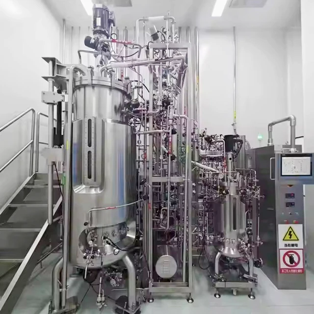 EU Standard 50-500L Two Stage Mechanical Stirring Bioreactor BLBIO 50-500SJA Bailun Lab Benchtop Bioreactor Fermentation tank