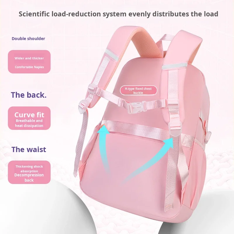 Waterproof Teen School Bag Girls Sac a dos High Quality School Backpack for Teenagers Mo aperçu 4