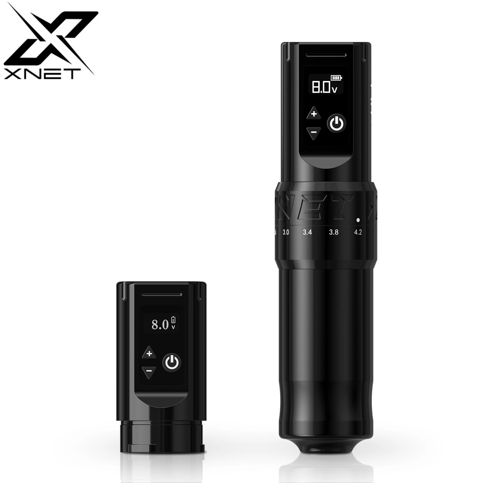 XNET F1 profissional elétrica tatuagem arma 2.0-4.2mm ajustável