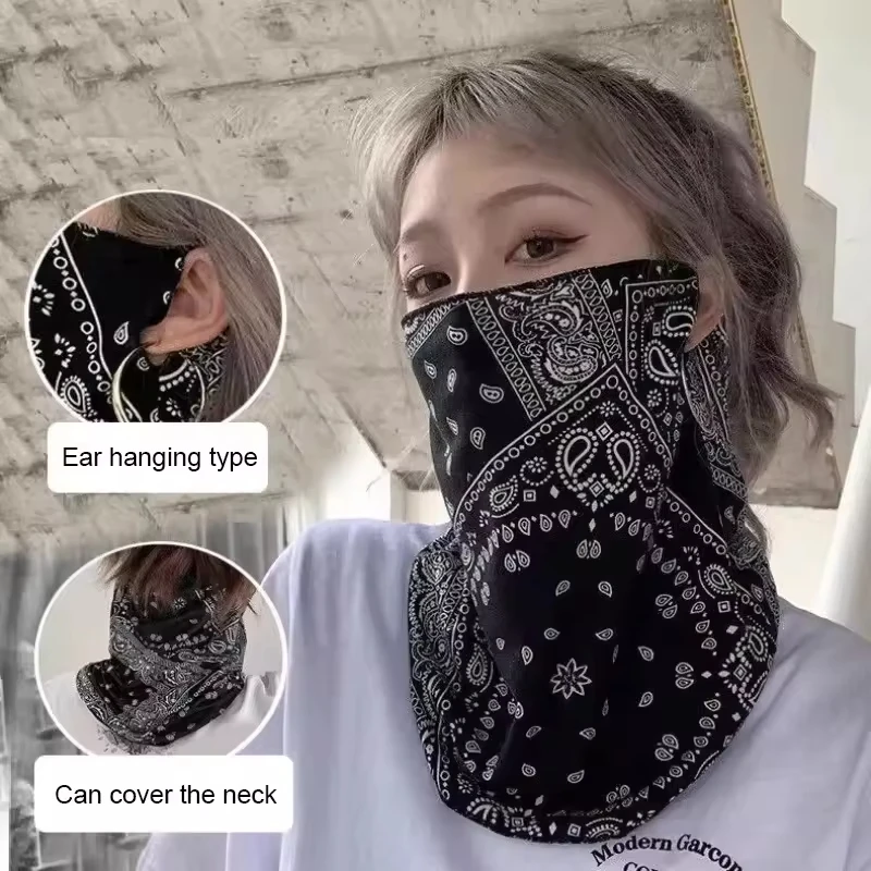 Custom Logo Neck Gaiter Scarf with Ear Loops