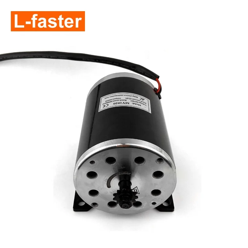 Cheap Diy 48V 1000W Electric Scooter Go Kart Brushed DC Motor 80cc Motorised Bike Kit