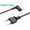 Cable en ángulo negro
