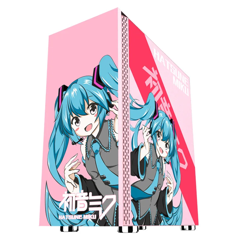 Anime ATX CPU RGB Table Glass PC Gaming Computer Cases & Full Towers Desktop Cover case