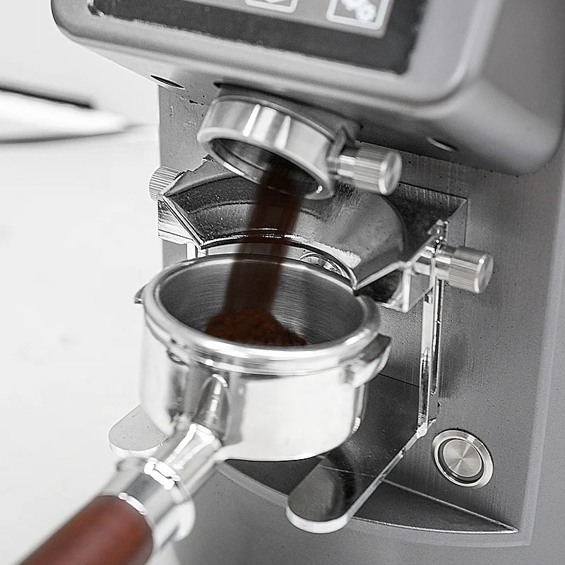 83mm Titanium Flat Burr Electric Coffee Grinder - Ideal for