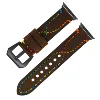 Marrone scuro - grande fibbia nera 012S