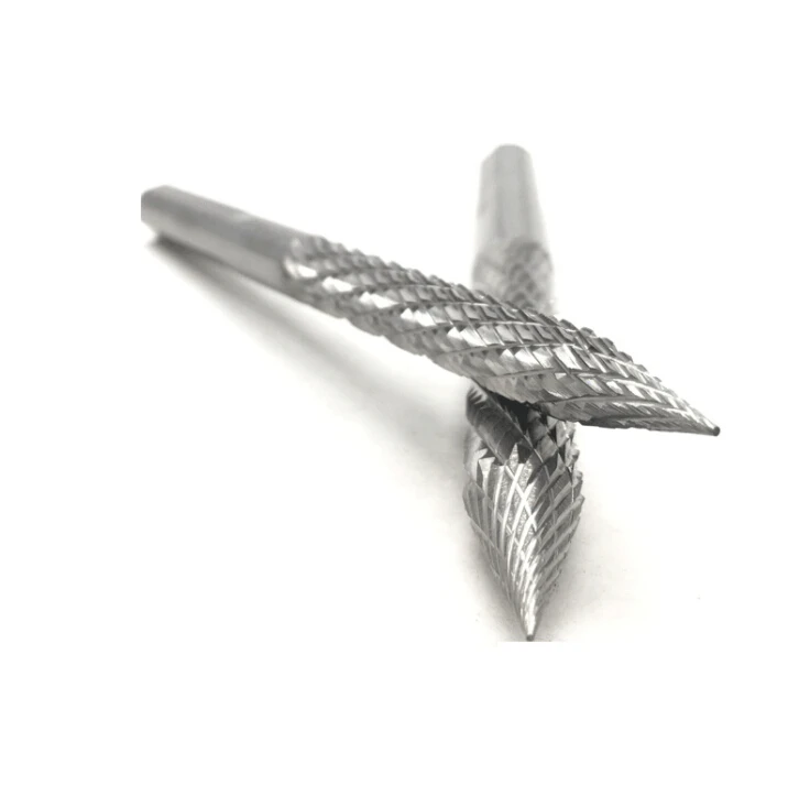 Tire Repair Carbide Cutter Drill Bit - Solid Rotary Burr For Mushroom Plug Patch Repair (T3, 3 Shank Sizes) 10 thumbnail image