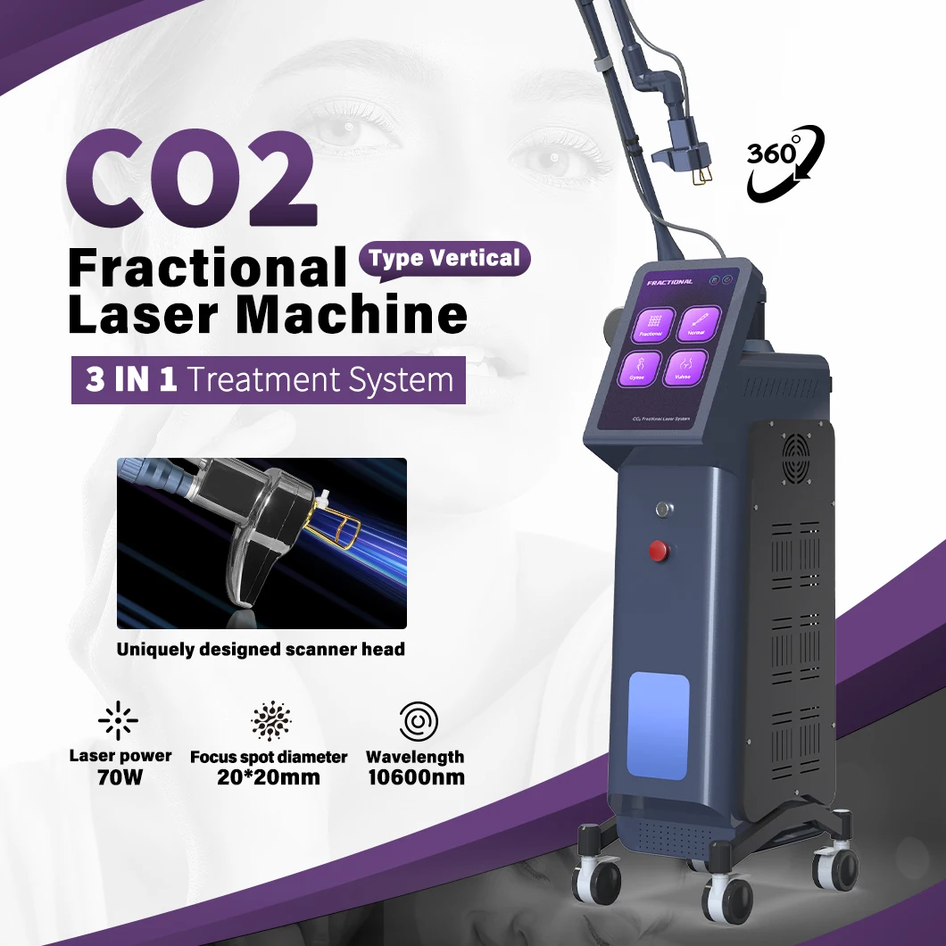 Perfectlaser 2025 New OEM 10600 nm Fractional Co2 Laser Medical Vaginal Tightening Co2 Fractional Laser Machine