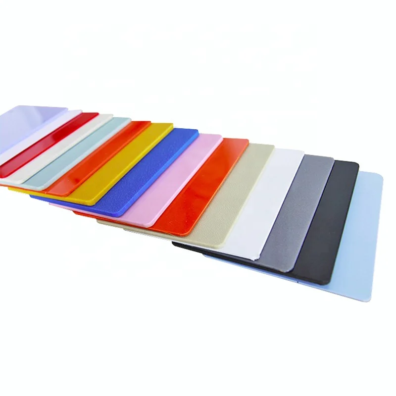 UV Printing Colored Textured ABS Plastic Plate Sheet for Vacuum Forming