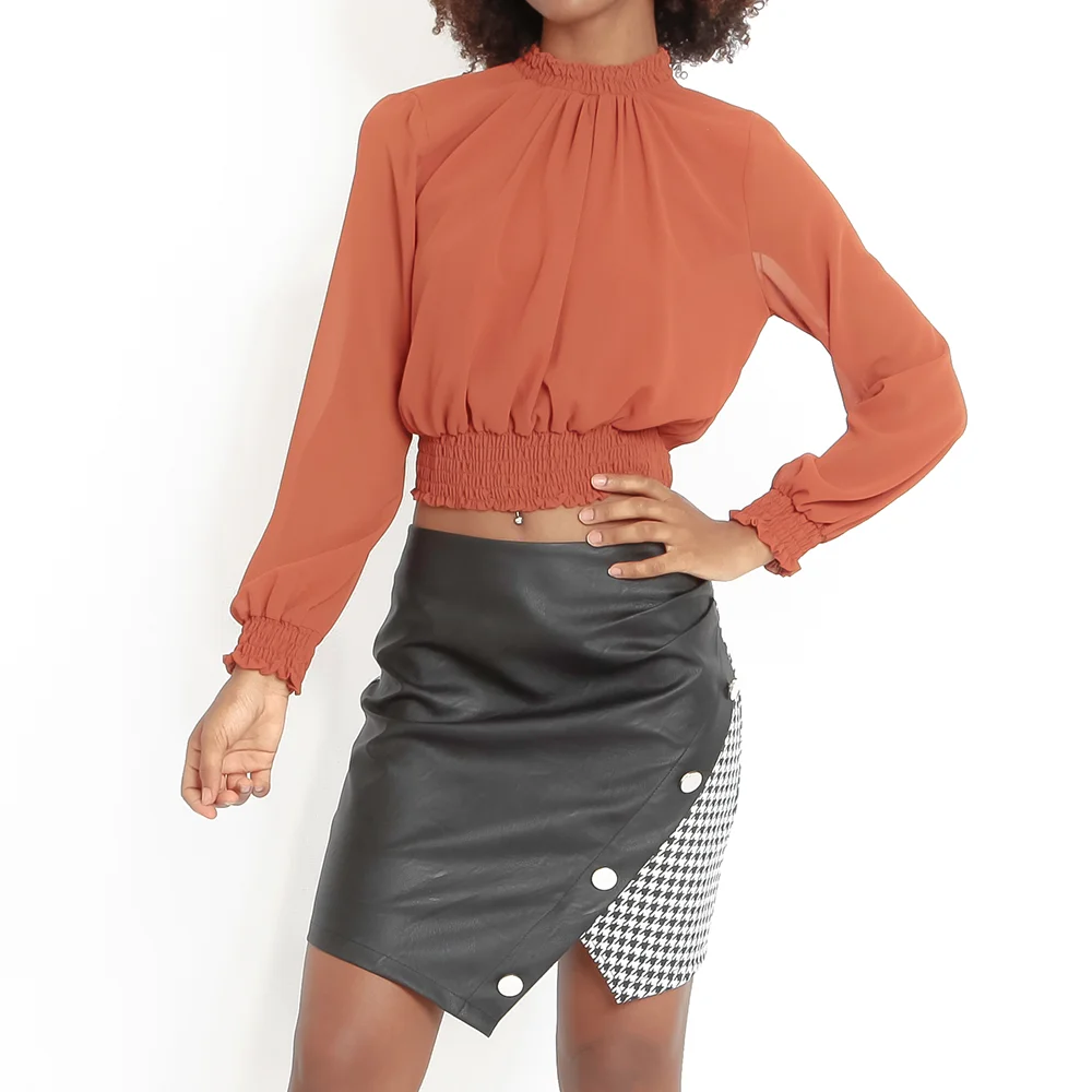 elastic waist tops