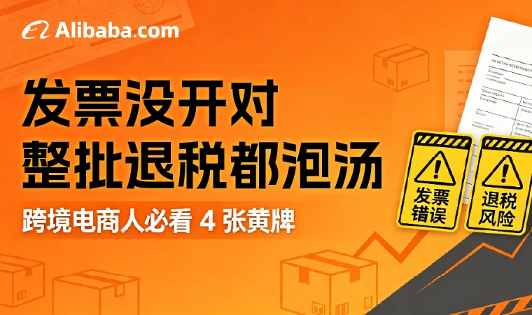 发票开错影响退税：跨境电商需要留意的4个风险点