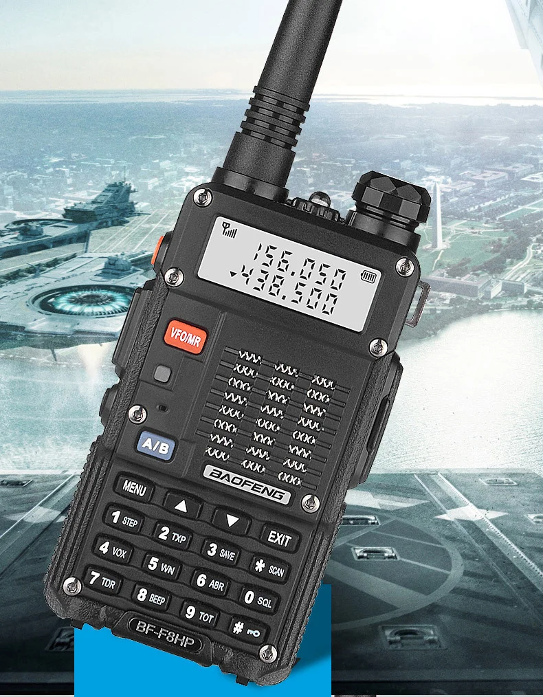 Baofeng Bf-f8hp Dual Band Walkie Talkie 8w High Power Two Way Radio ...