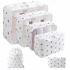 Polka dot white