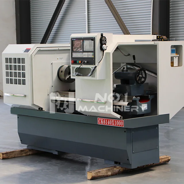 CK6140 CNC Lathe Machine with Gear Box Horizontal Turning Machine High-precision Flat Bed CNC Lathe