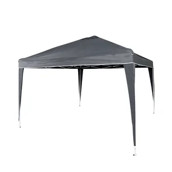 3x3m Outdoor Canopy Tent Steel Alu Patio Foldable Gazebo With Sidewall ...