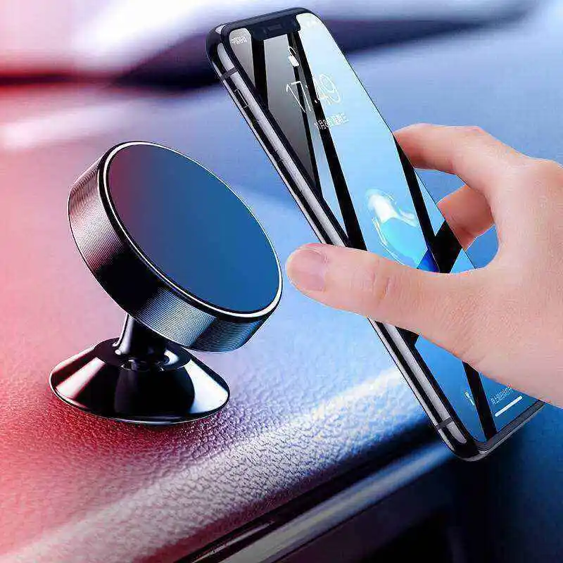 Hot Sale Car Phone Holder Mini Stand Magnetic Car Dashboard 360