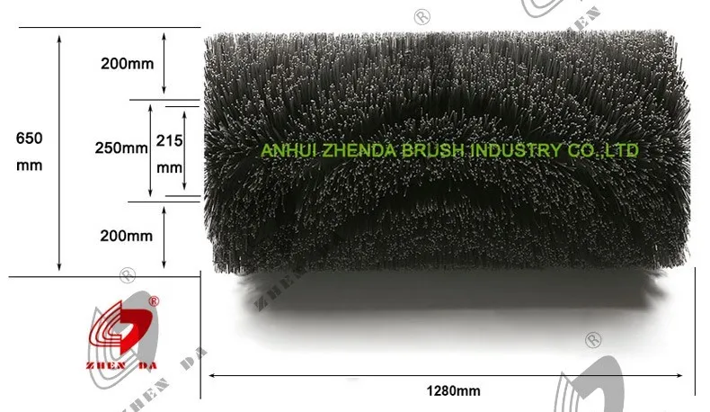 PP Dulevo 5000 Replacement Road Sweeper Brushes For Cleaning