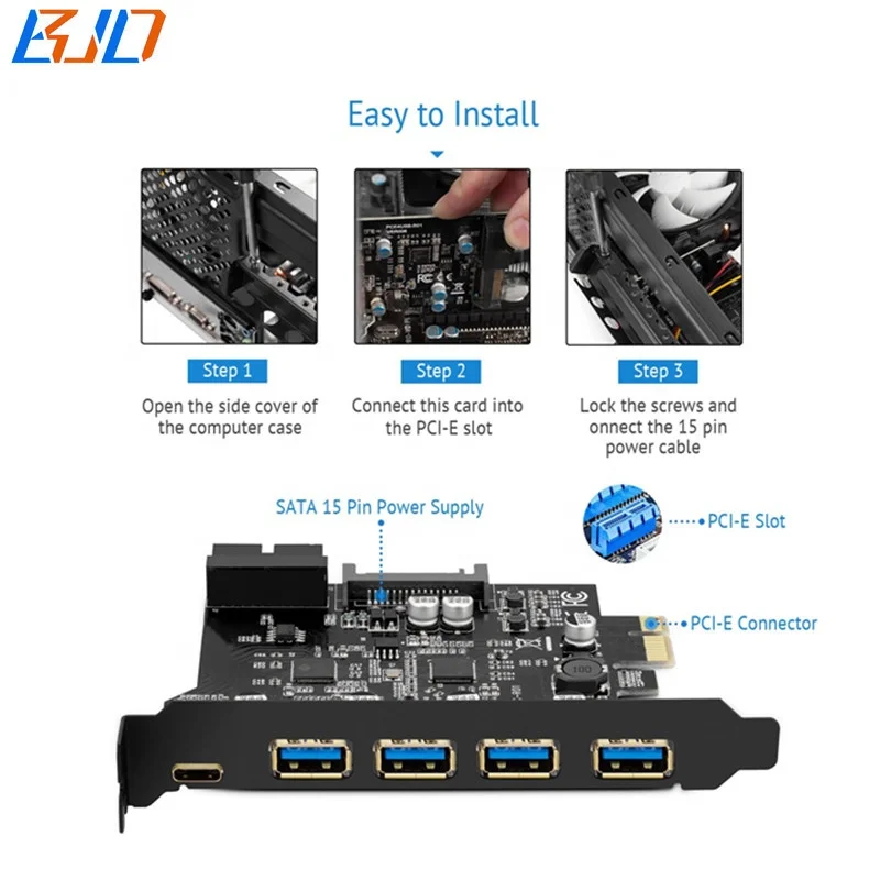 Scheda PCIe A USB C 4 Porte – 20 Gbps, Doppio Chip, Per Windows E MacOS, Alimentazione Scheda PCIe A USB C 4 Porte – 20 Gbps, Doppio Chip, Per Windows E MacOS, Alimentazione