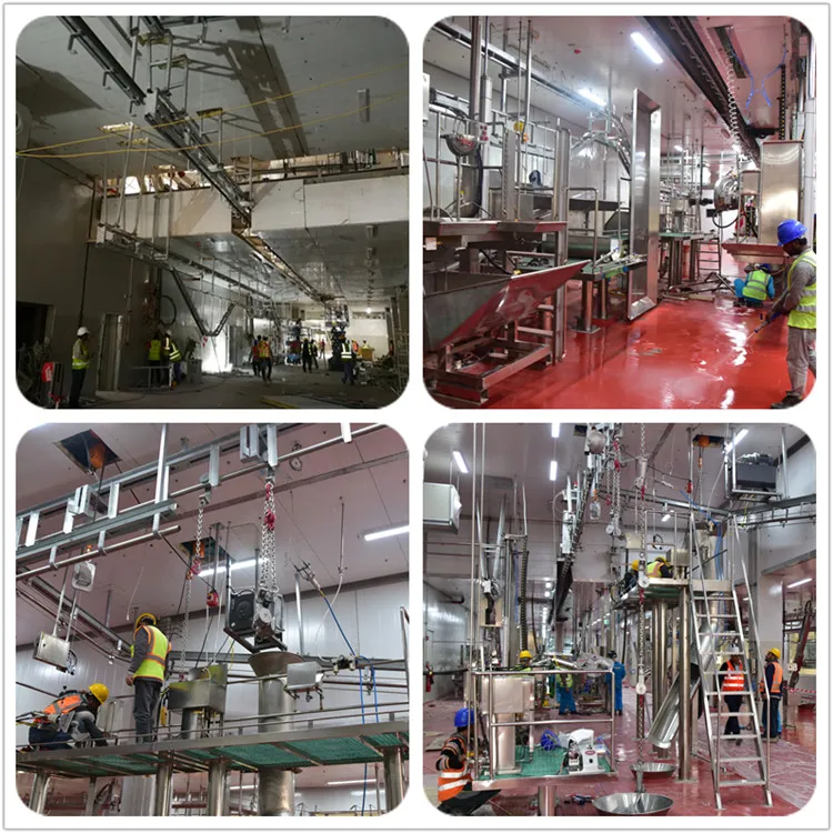 Cow slaughterhouse slaughtering machine slaughterhouse meat production line