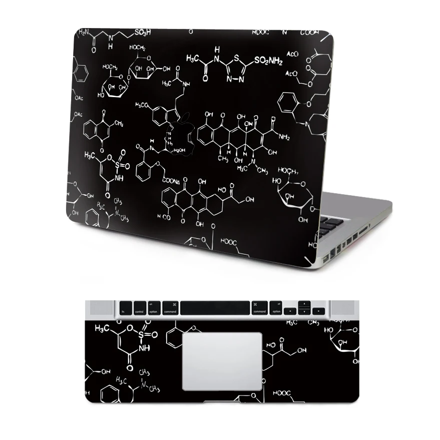 Math Formula Scrawl Pattern Texture Laptop Sticker For Macbook Pro 16