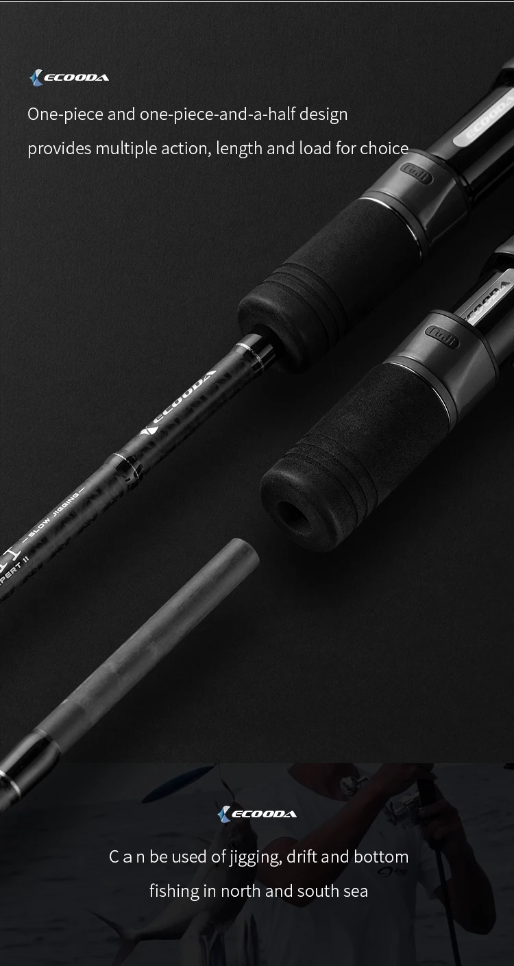 Takedo Ecooda Black Expert Ii Slow Jigging Rod Fuji Guides Slow Pitch