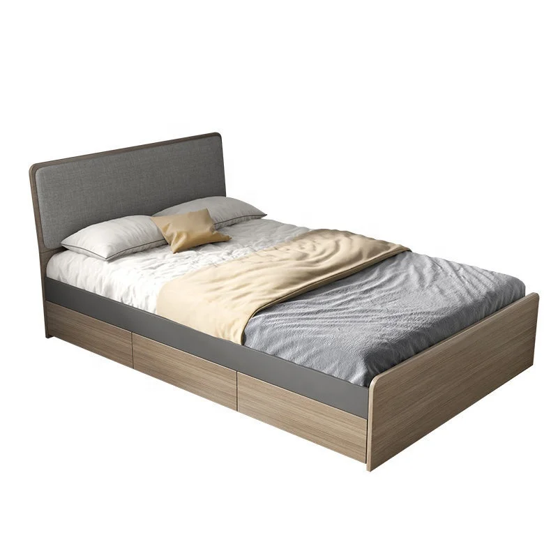 School Dormitory Beds Small Double Single Bed Frames With Drawers Storage