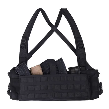 Combat Training Hunting Tactical Vest With Mag Pouch Recon Rescue Worker Chest Rig