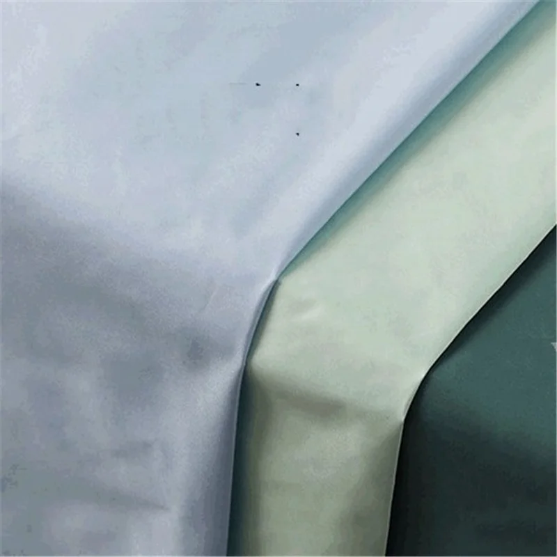 Breathable Waterproof thin glossy twinkle 380t 420t Down Proof nylon taffeta fabric for for down jacket