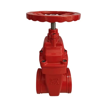 DN100 Z85X 16Q 25Q Gate Valve Cast Iron Gate Valve Grooved Gate Valve