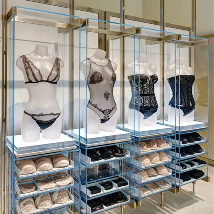 Customized Layout Design Underwear Display Rack,Store Design For