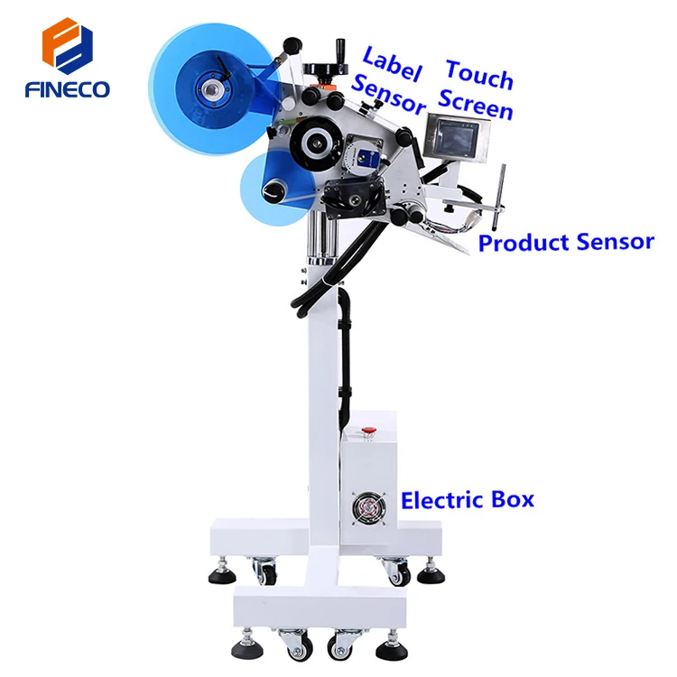 High Speed  Flowline Labelling Heads Head of Automatic Sticker Label Dispenser Labeling Machine Head