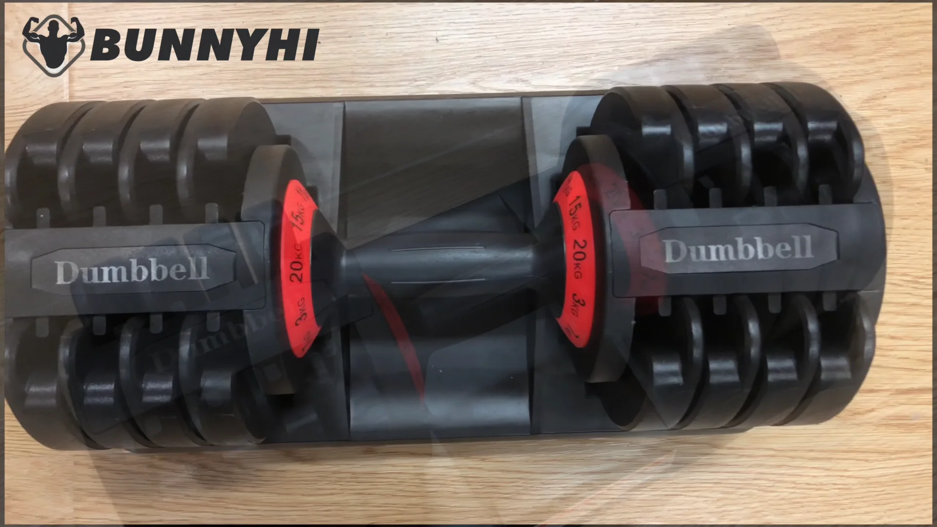 Bunnyhi Yl048 Cheap Weights Gym Equipment 24kg Adjustable Dumbbell Set