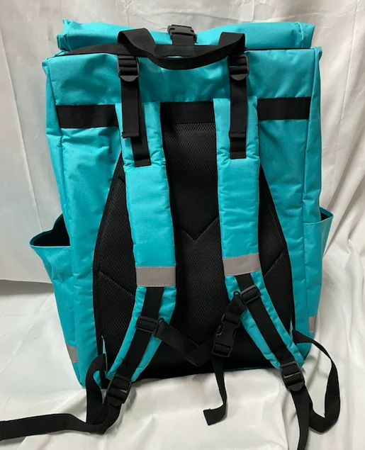 ROLL TOP BACKPACK INSULATED FOOD DELIVERY BAGS and CATERING BAGS
