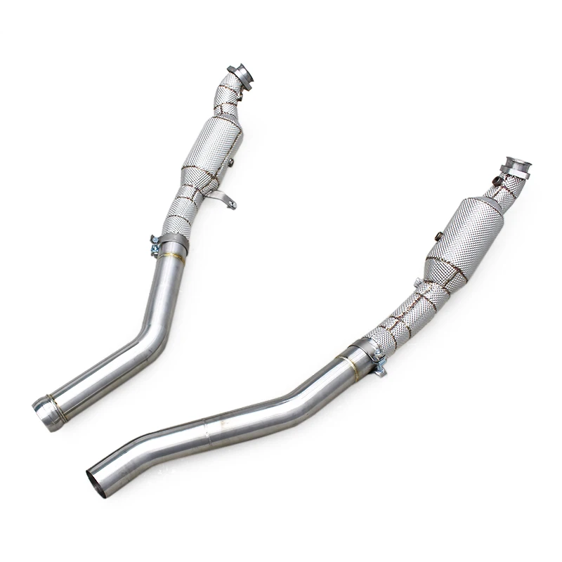Turbo Exhaust Downpipe For Mercedes-Benz ML63 AMG W164 / M156 6.2L 2007-2011 Sport Header