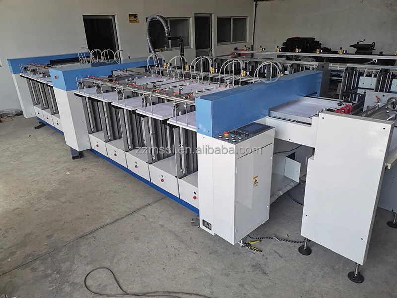 Automatic Book Paper Collator Machine Calendar Sheet Collator Gathering Machine